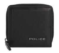 Police Milestone Geldbörse Leder 12 cm black (PT16-10368-01) schwarz