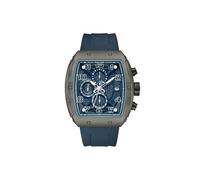 Police Coswig Herren-Chronograph-Uhr mit 45 x 50 mm poliertem ionenplattiertem Legierungsgehäuse, marineblaues Zifferblatt mit Hilfszifferblättern, robustes Design, wasserabweisend, langlebiges