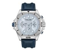 Police Watches Electrical Herren Uhr analog Quarzwerk mit Leder Armband PEWJF0022503