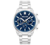 Police Watches rangy Herren Uhr analog Quarzwerk mit Edelstahl Armband PEWJK0021004