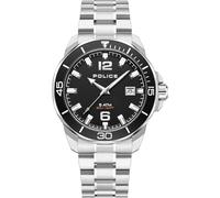 Police Herren Armbanduhr Thornton PEWJH2228104 Quarz Chronograph Edelstahl Schwarz