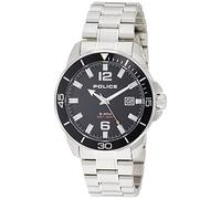 Police Herren Armbanduhr Thornton PEWJH2228104 Quarz Chronograph Edelstahl Schwarz