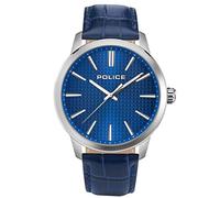 Police Raho Herren-Armbanduhr, nur Zeitanzeige, Analog - 44 mm, Blau, 42 mm, Klassisch