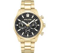 Police Herren Analog Quarz Uhr mit Edelstahl Armband PEWJK0021005