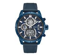 POLICE - REBEL - stainless steel - blue silicon