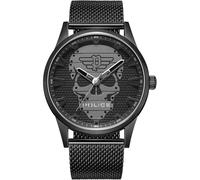 POLICE - RISSINGTON - stainless steel - black milanaise