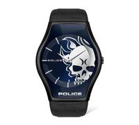 Police Signature Skull Uhr (Modell: PEWJA2002302), Schwarz, Quarzuhr