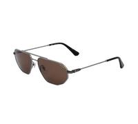 Police SPLF66 Shiny Gunmetal 0508 Sunglasses Unisex Metal, Standard, 58