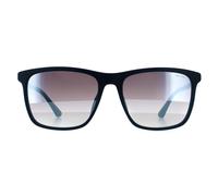 Police Square Unisex Blau Türkis Gradient Verspiegelte Sonnenbrille 90041091 Einheitsgröße