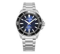 Police Herrenuhr Thornton PEWJH0021402 Edelstahl 43 mm 5 bar Schwarz