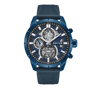 Police Herren Analog Quarz Uhr mit Silikon Armband PEWJQ0058701