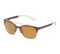 Police Unisex-Erwachsene SPL161537ESG Sonnenbrille, Braun (Marrón), 53