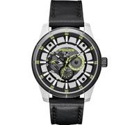 POLICE Herren Uhr 'LAWRENCE, PL15410JSTB.04' dunkelgelb / schwarz / silber, Größe One Size, 4069944 Dunkelgelb / Schwarz / Silber One Size