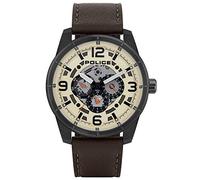 Police Unisex ErwachseneArmbanduhr Analog Quarz Leder PL15663JSU.14
