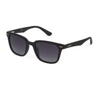 Police Unisex Sple01 Sonnenbrille, Mattes Schwarz, 55