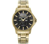 Police Watches mensor Herren Uhr analog Quarzwerk mit Edelstahl Armband PEWJG0024401