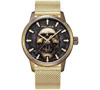 Police Herren Analog Quarz Uhr mit Edelstahl Armband PEWJG0005504