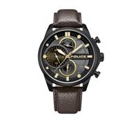 Police Watches Reactor Herren Uhr analog Quarzwerk mit Sonstige Materialien Armband PEWGF0039203