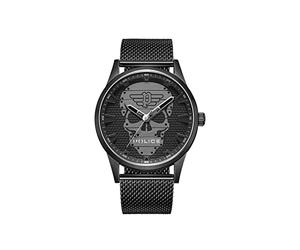 Police Watches rissington Herren Uhr analog Quarzwerk mit Edelstahl Armband PEWJG2227901