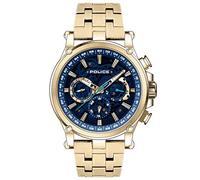 Police Watches taman Herren Uhr analog Quarzwerk mit Edelstahl Armband PEWJK2110801