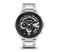 Police Watches Zenith Herren Uhr analog Quarzwerk mit Edelstahl Armband PEWJK2108741