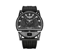 Police Armbanduhr "BATMAN DARK SIDE" - Quarz, analog, Silikonarmband, schwarz, Datum, Herren