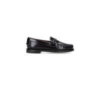 Polished Leather Moccasin Flats With Decorative St - Gr. 36 (EU) - in Braun