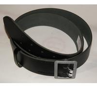 Polizei Lederkoppel Ledergürtel 2 Dorn BW Koppel Gürtel Doppeldorn 90 - 140cm
