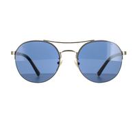 Polizei Pilotenbrille Herren Glänzend Hellgold Blau SPLA24 Lewis 03 Einheitsgröße