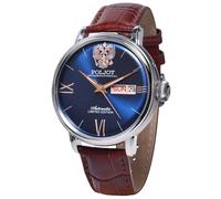 Poljot International Uhren 2427.1541512 Herren-Automatikuhr Tsars of Russia Braun/Blau