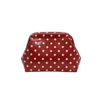 Polka Dot Damen-Clutch mit großem Fassungsvermögen, PU-Leder, Handy