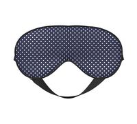 Polka Dots Navy Blue Schlafmaske, Augenmasken für Schlaf Doppelseitig, Schlafmasken für Damen Herren, Verdunkelung Augenabdeckungen zum Schlafen, Reisen