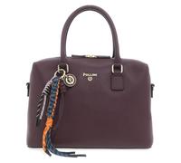 Pollini Borsa A Mano Con Tracolla in Pelle Martellata Bag