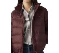 Kurzjacke LEVI'S "WMS PACKABLE JACKE", Damen, Gr. S (36), chocolate truffle, Web, Obermaterial: 100% Polyamid, regular fit taillenbedeckt, ohne Ausschnitt, Jacken Kurzjacke, mit Taschen (38416269-S) c