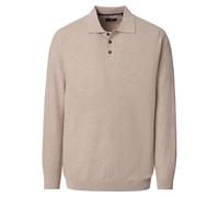 Casa Moda Poloshirt Regular Fit Longsleeve Beige Uni XXL