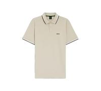 BOSS Green Slim Fit Poloshirt aus reiner Baumwolle Modell 'PAUL' in Beige, Größe XL