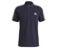 adidas Essentials 3-Streifen Poloshirt Baumwolle Herren - dunkelblau - Größe S Größe:S
