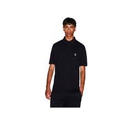 Poloshirt ARMANI EXCHANGE "Poloshirt", Herren, Gr. M, schwarz, Obermaterial: 100% Baumwolle CO., Kurzarm, Shirts (44783933-M) schwarz