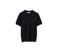 Polo Club Kurzärmliger Pullover mit Polokragen und Rigby Go-Stickerei - Marineblau S