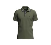 Polo, contrast tipping dusty olive L