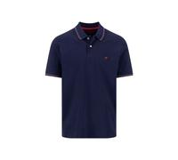 FYNCH-HATTON - Polo, contrast tipping marine - Gr. - L