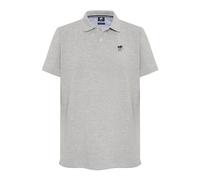 Polo im puristischen Design mit Label-Stitching