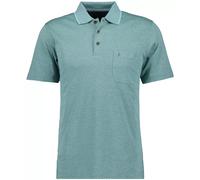 RAGMAN Softknit Regular Fit Poloshirt Kurzarm grün