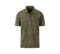 Polo Jersey AOP, Washed Schwarz M