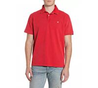 Poloshirt REPLAY, Herren, Gr. L, rot, Piqué, Obermaterial: 100% Baumwolle, unifarben, regular fit hüftbedeckend, abgesteppte Kante, Shirts, aus Baumwollpiqué, Regular Fit (81523600-L) rot