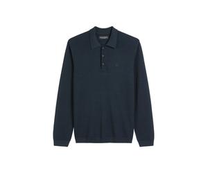 Polo LS, piqué-structure DARK NAVY S DARK NAVY