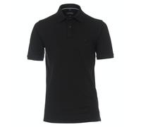 Casa Moda Poloshirt uni Herren Schwarz Gr. L 95% Baumwolle 5% Elasthan