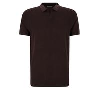 Profuomo Regular Fit Poloshirt Kurzarm braun