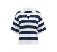 Polo-Pullover Peter Hahn blau 42