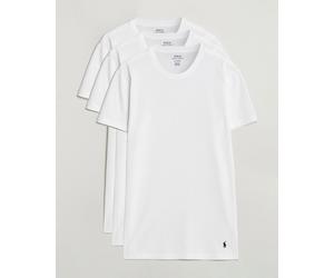 Polo Ralph Lauren 3-Pack Crew Neck T-Shirt White Weiß M